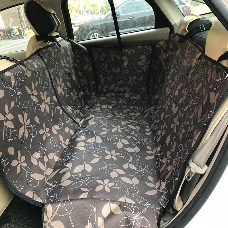 Oxford Voetafdruk Hond Carriers Achter Back Waterdichte Pet Car Seat Cover Matten Hangmat Protector Met Veiligheidsgordel