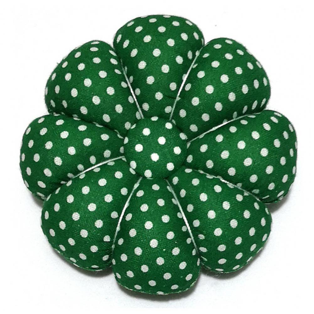 Pumpkin Shape Needle Pin Cushion Wrist Strap Mini Fabric Wrist Needle Pad Pin Holder Needle Organizer for Knitting Sewing Tools: Green