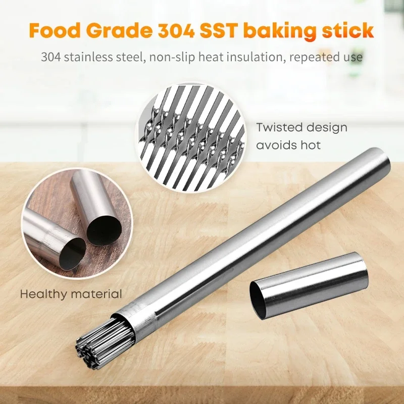 1set Rvs Barbecue Spies BBQ Shish Kebab Platte Vorken voor Outdoor Camping Picknick Koken Gereedschap Herbruikbare Barbecue