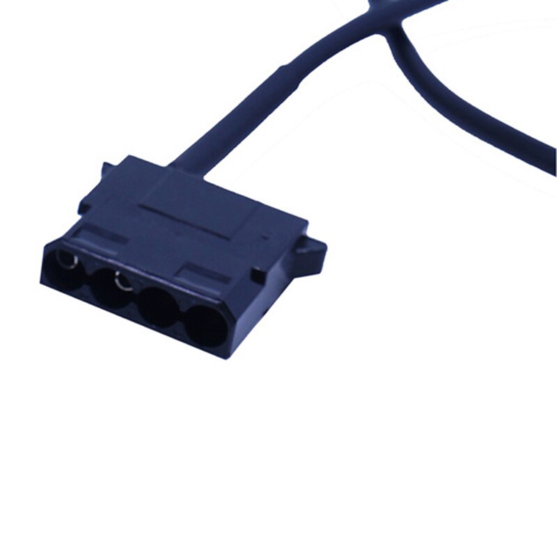 1Pc Usb Naar 4 Pin Molex Fan Voedingskabel Computer Case Adapter Cord 4Pin Vrouwelijke Om 5V Usb mannelijke Usb Adapter Kabel