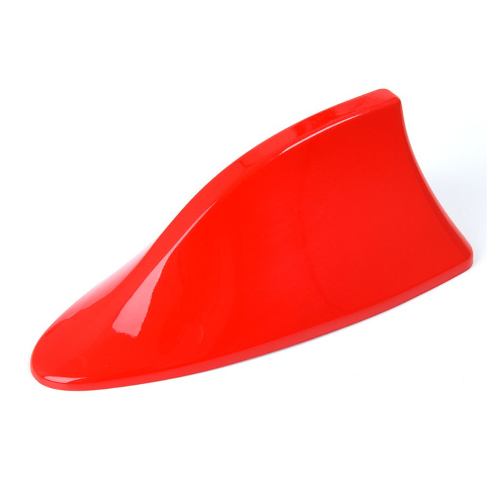 Universal- Auto Hai Antenne Auto Außen Dach Hai Flosse Antenne Signal Schutz Luft Wagen Styling: rot