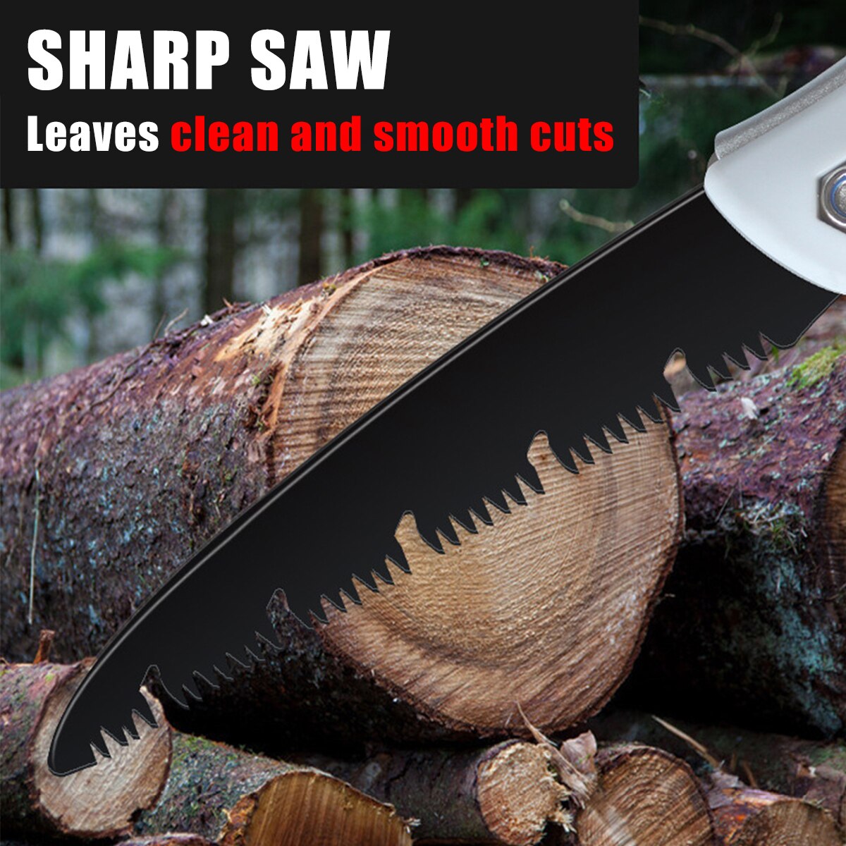 7/8.5/10-in Hand Pruning Saw Folding Hand Saw Razor Tooth Saw for Cutting Wood Camping Trimming Tree Limbs Branches Woodworking