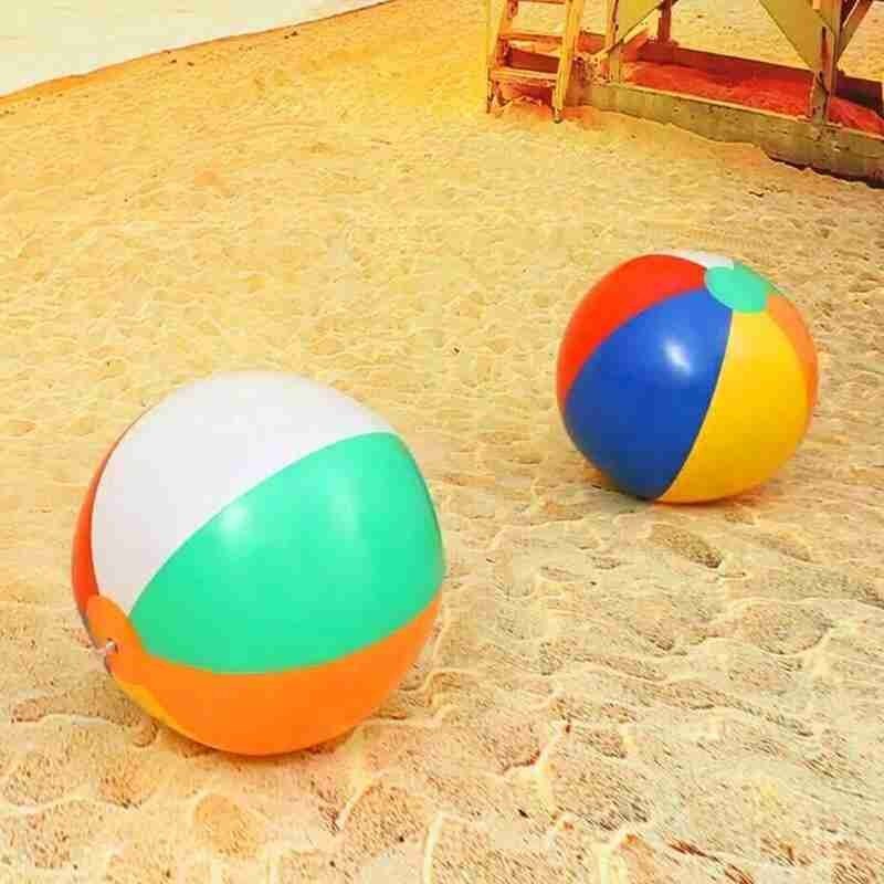 Zomer Outdoor Opblaasbare Strand Bal Speelgoed Fun Outdoor Spelen Strand 6-Kleur 12/14/16/20/25 bal Zwemmen Opblaasbare Water Speelgoed Ik F9R6