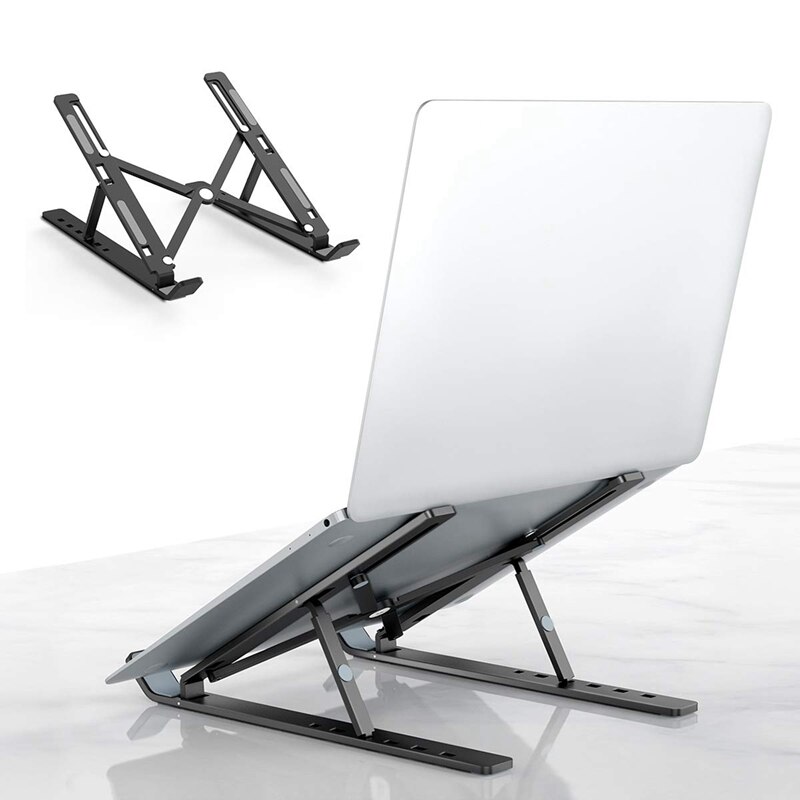 Laptop Tablet Computer Bracket, Universal Light Adjustable Foldable Portable Laptop Stand