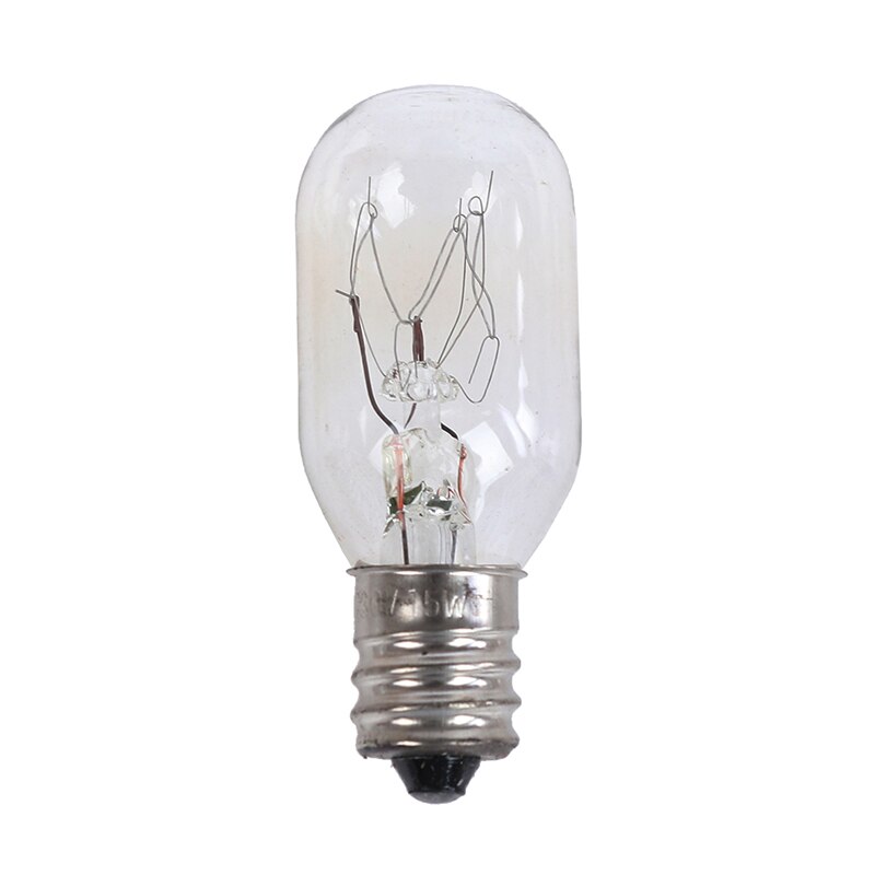 Bombilla de horno de alta temperatura, 15W, 300 grados Celsius, luz para microondas, E12/E14/E17, tostadora, Bombilla de vapor, 230V, 360LM: E12