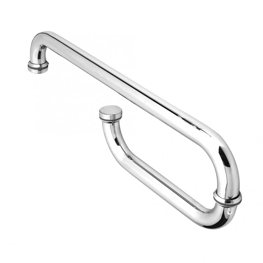 Stainless Steel Shower Door Handle Bathroom Glass Door Handle Shower Room Accessories Bathroom Handle