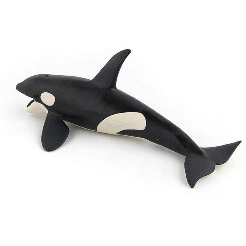 Kæmpe ocean sealife dyremodel marine hval dyr 9 serie hval model kid blødt pvc læringslegetøj til børn tidlig uddannelse