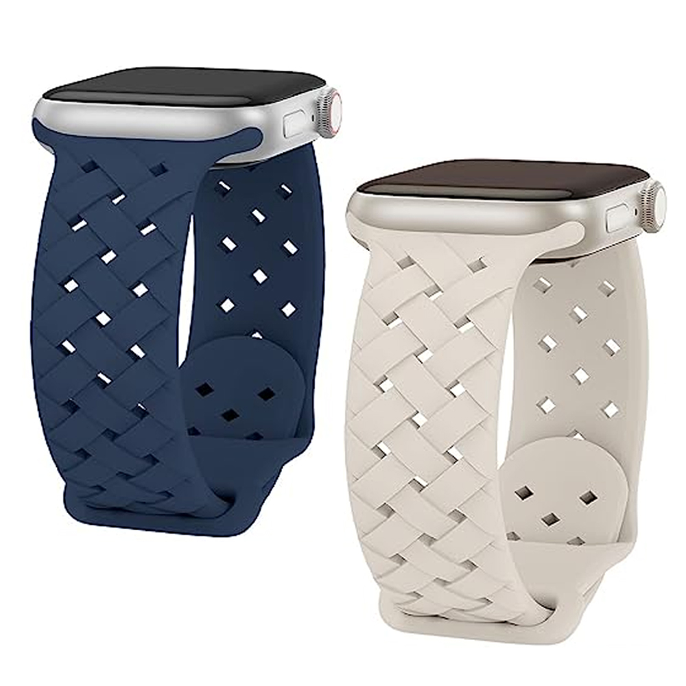 Strap For Apple Watch Band 44mm 40mm 45mm Braided 49mm 41mm 42mm Breathable correa bracelet iwatch series 9 8 7 se 3 5 6 ultra 2