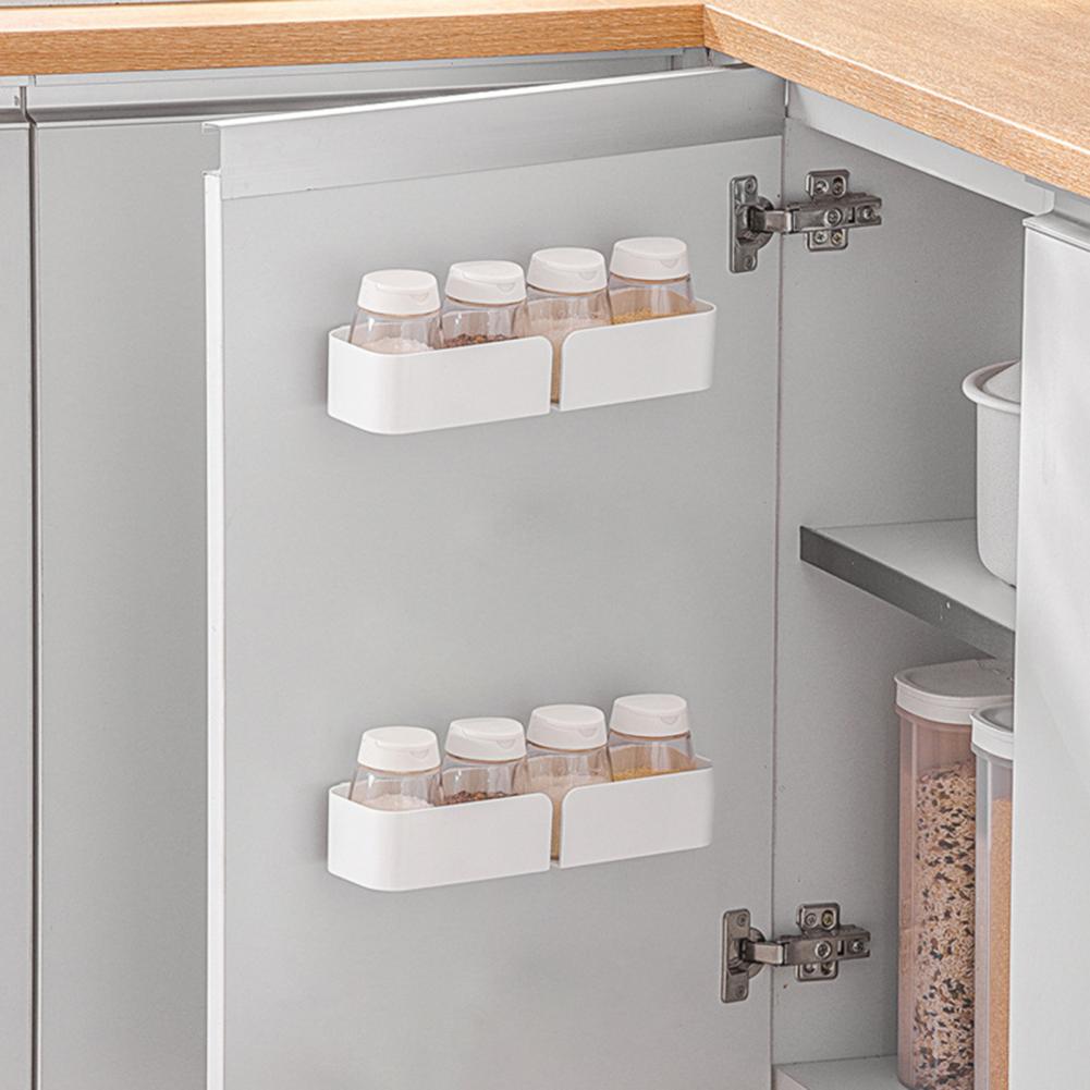 1 Set Wall Mounted Shelf Special Maximum Your Space Wall Mounted Rack Non-Drilling Minimalist Style Bed Organizer