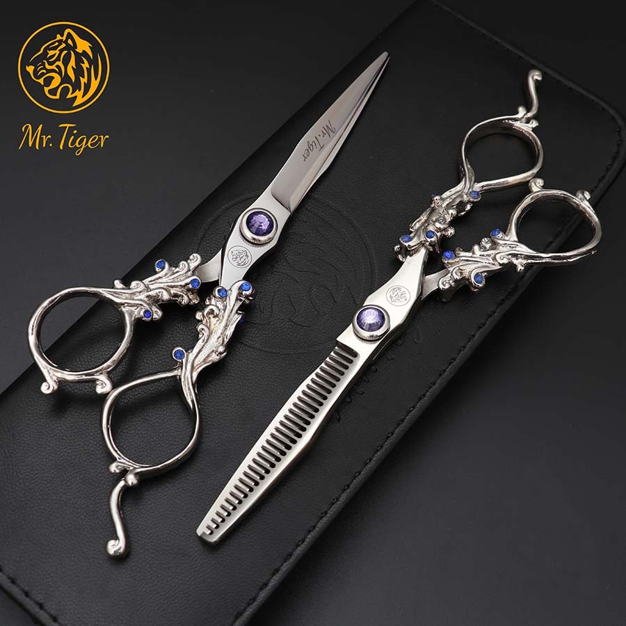 japan 440c frisør saks barber saks hår klippe saks sett salong hårklipp saks hårklipper