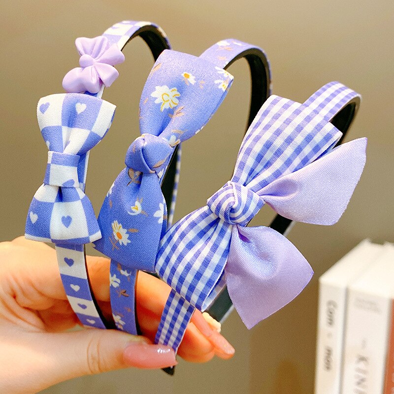 Bow Hair Band Children's Girl Little Girl Baby Princess Head Band Hairpin Lovely Hair Ornament Headdress Pressure Hair