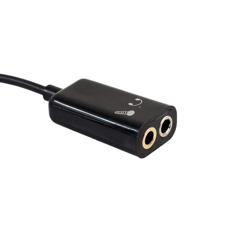 3,5mm Audio Splitter Adapter 3,5mm Stecker Auf 2 Weibliche Jack 3,5mm Mic AUX Stecker Headset Mikrofon Adapter konverter