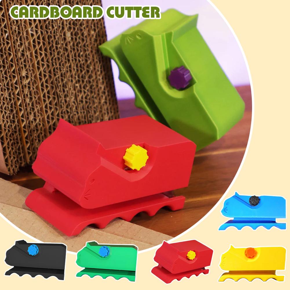 Cat Scratch Cardboard Cutting Machine Plastic Handheld 3D Printed Card Board Cutter DIY Box Cardboard Cutting Tools