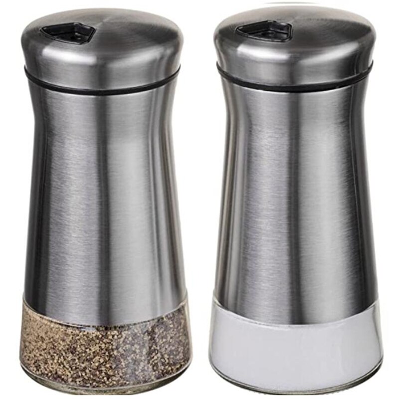 Take2 Biegsie! 98001 Salt and Pepper Shaker Set, Stainless Steel