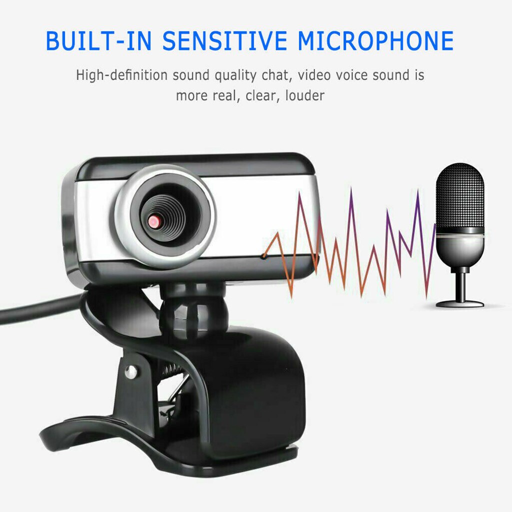 Web Camera Cam USB 2.0 Webcam Camera with Microphone For Laptop Notebook Computer Rotatable HD Web Camera Cam Digital