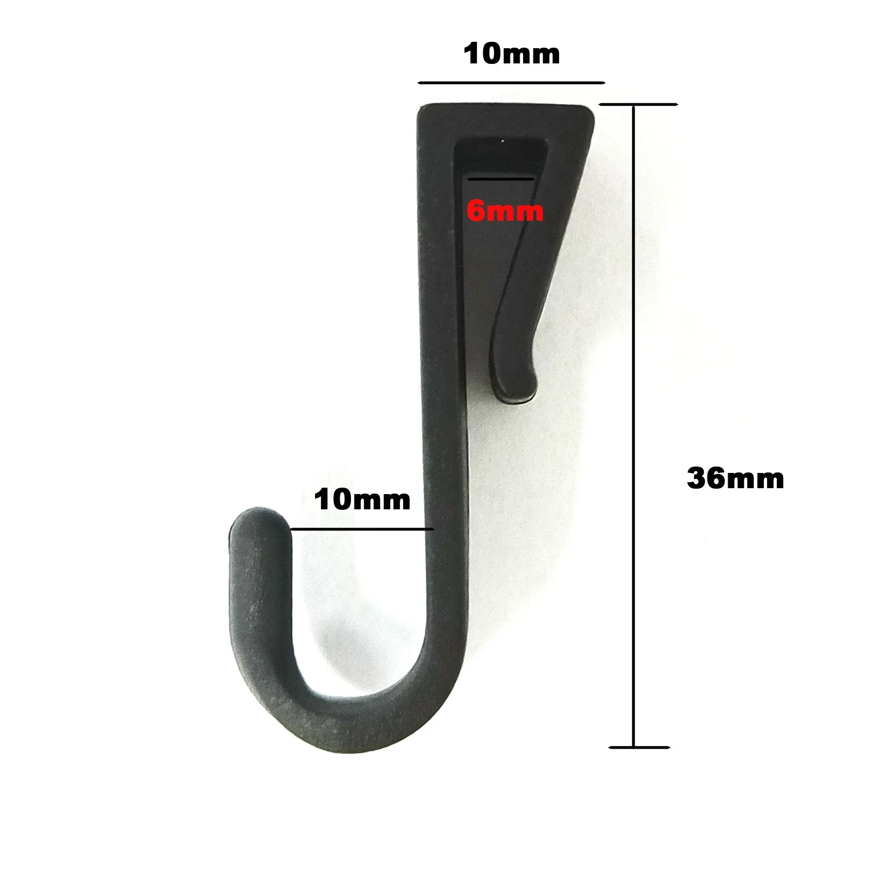 Keuken Badkamer Hanger Clips Magazijnstellingen Verwarmde Handdoek Radiatorrail Kleding Sjaal Hanger Haken Houder Wit Helder zwarte Haken