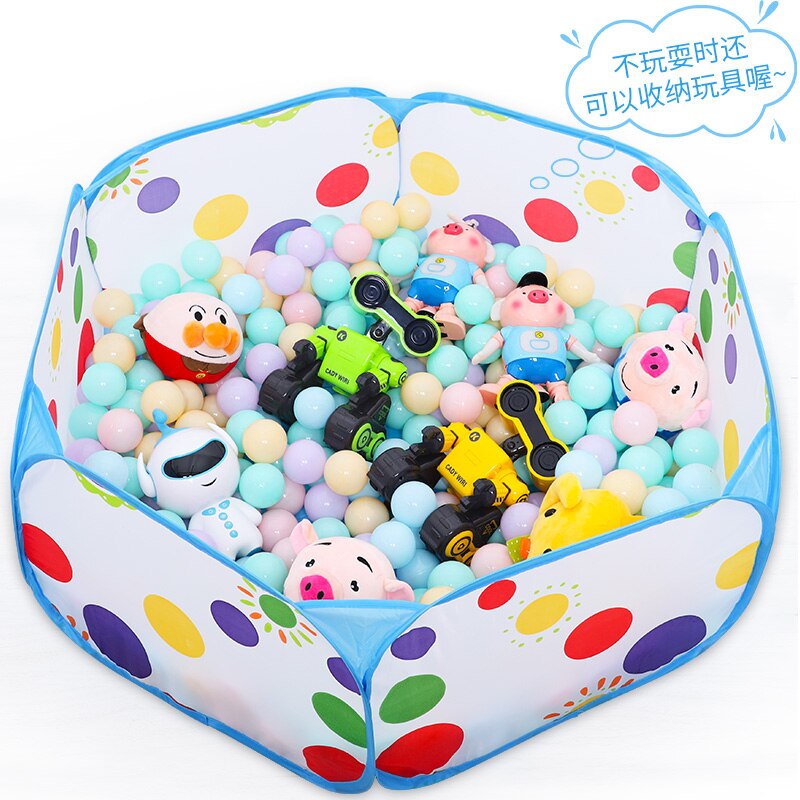 3 in 1 Ball Pit Baby Toys Ocean Ball Pool Toy Tent with Tunnel Basket Indoor Outdoor Toys for Baby Children