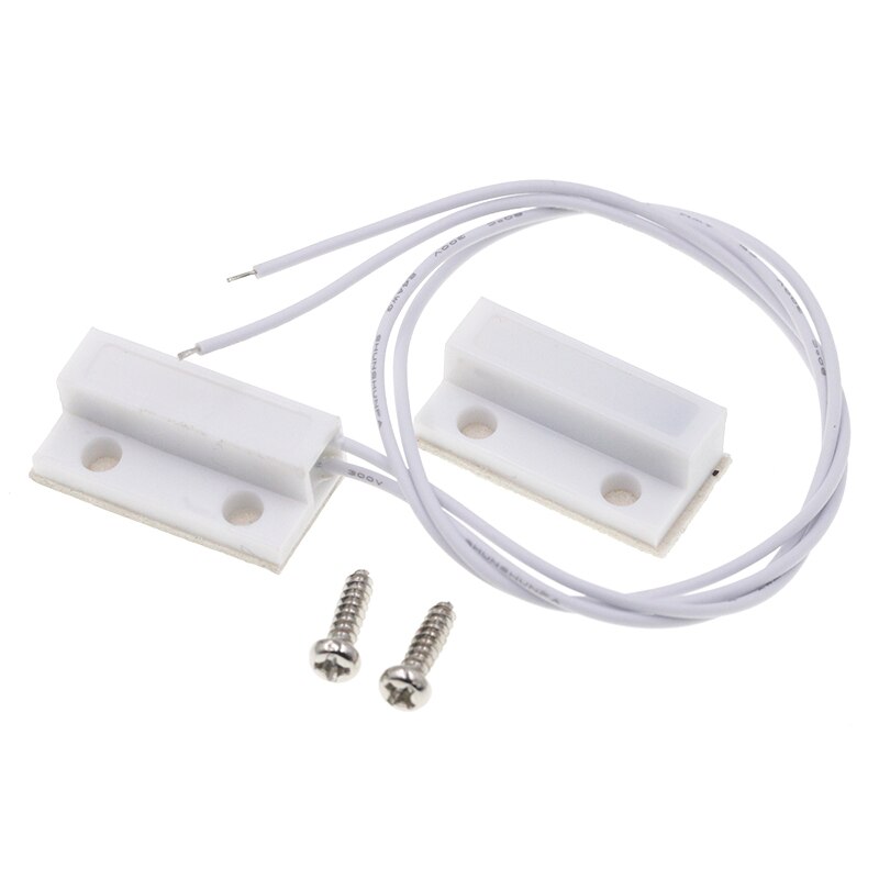 MC-38 MC38 Wired Door Window Sensor 30mm Wire Lengthen Randomly Magnetic Switch Home Alarm System for arduino
