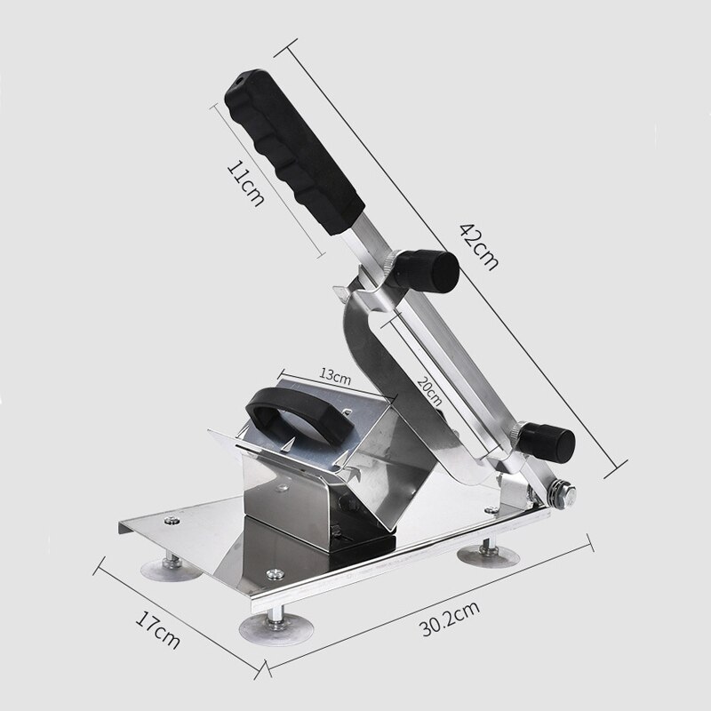 Commercial Household Manual Meat Slicer Lamb Beef Meatloaf Meat Cutting Machine Vegetable Mutton Rolls Hand Mincer Cutter