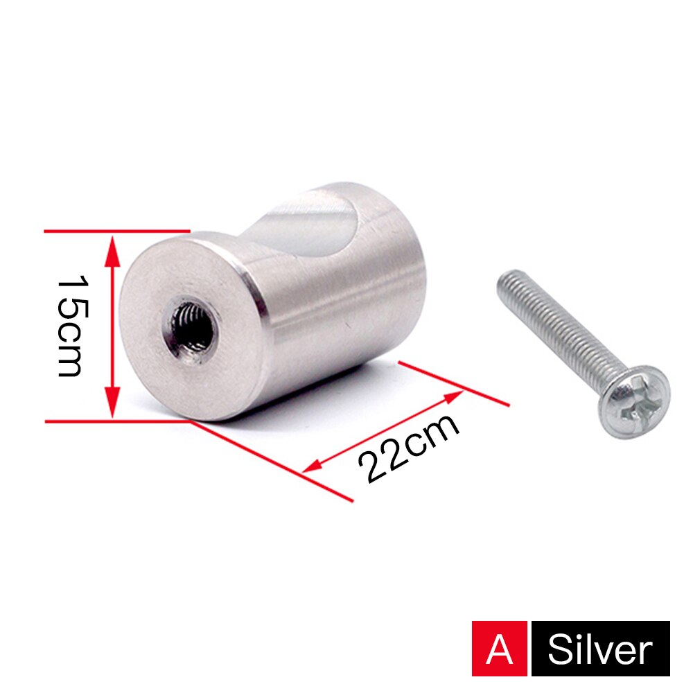 304 Solid Stainless Steel Single Hole Handle Simple Cabinet Door Handle Drawer Small Handle Bedside Table Black Handle