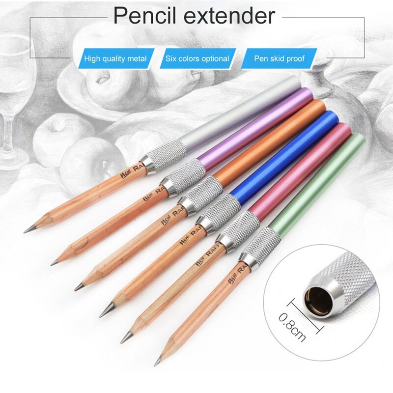 1Stck Metall Bleistift Verlängern Verlängerung Halfter Tragbare Bleistift Verlängerung Für Büro Schule Schreibwaren