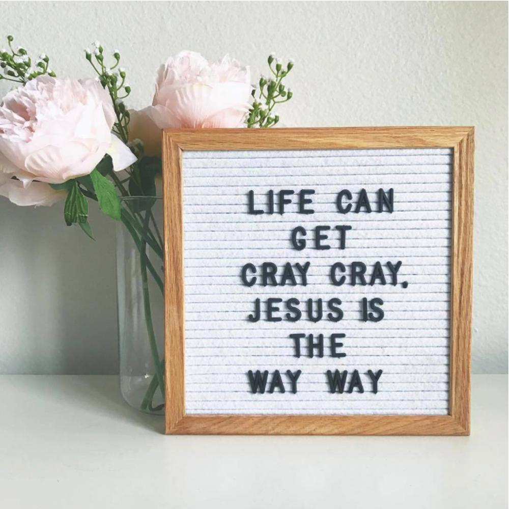 Felt Letter Board Wooden Frame Message Board Letter Changeable Symbol Bulletin Presentation Office Home Decorative Boards Crafts