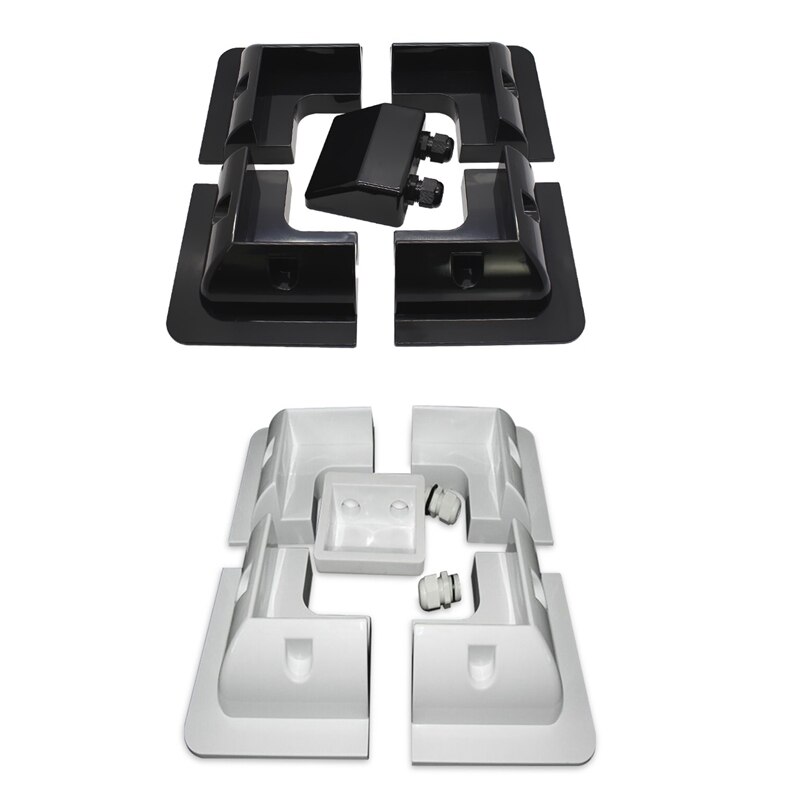 5Pcs/Set Frame Solar Module Corner Mounting ABS Bracket Kit Motorhome Caravan RV Boat Solar Panel Stand