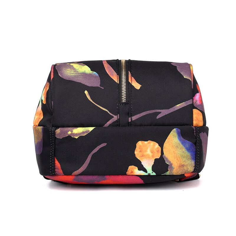 Color Ribbon Fun Printing Women Backpack Girl Travel Small Portable Bag Mini Lightweight Waterproof Knapsack