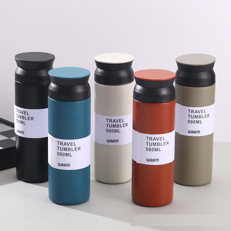 Reizen Tumbler Thermos Mok 350/500ML Roestvrij Staal Dubbelwandige Thee Koffie Thermoskan