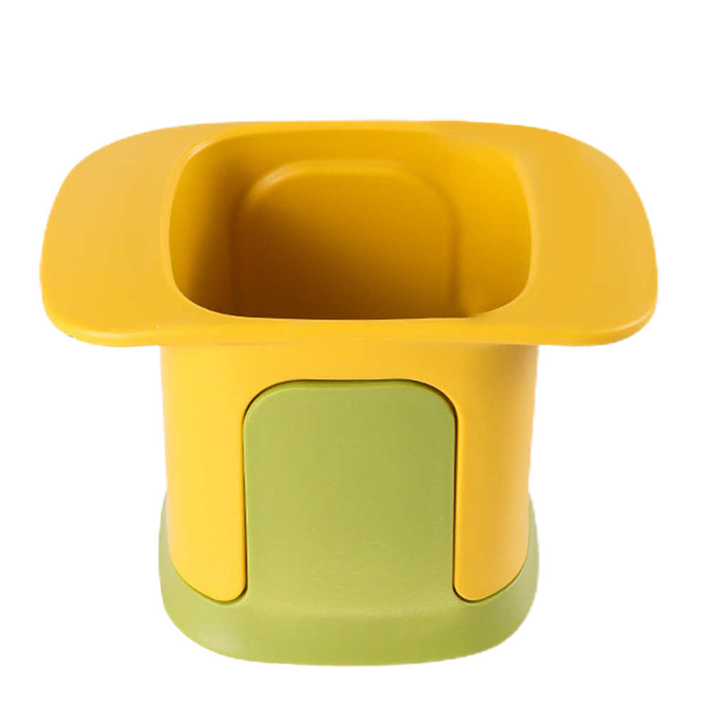 Multi-function Vegetable Cutter Household Hand Pressure Onion Dicer For Kitchen Handheld Slicer Chips Making Tool PR: Yellow