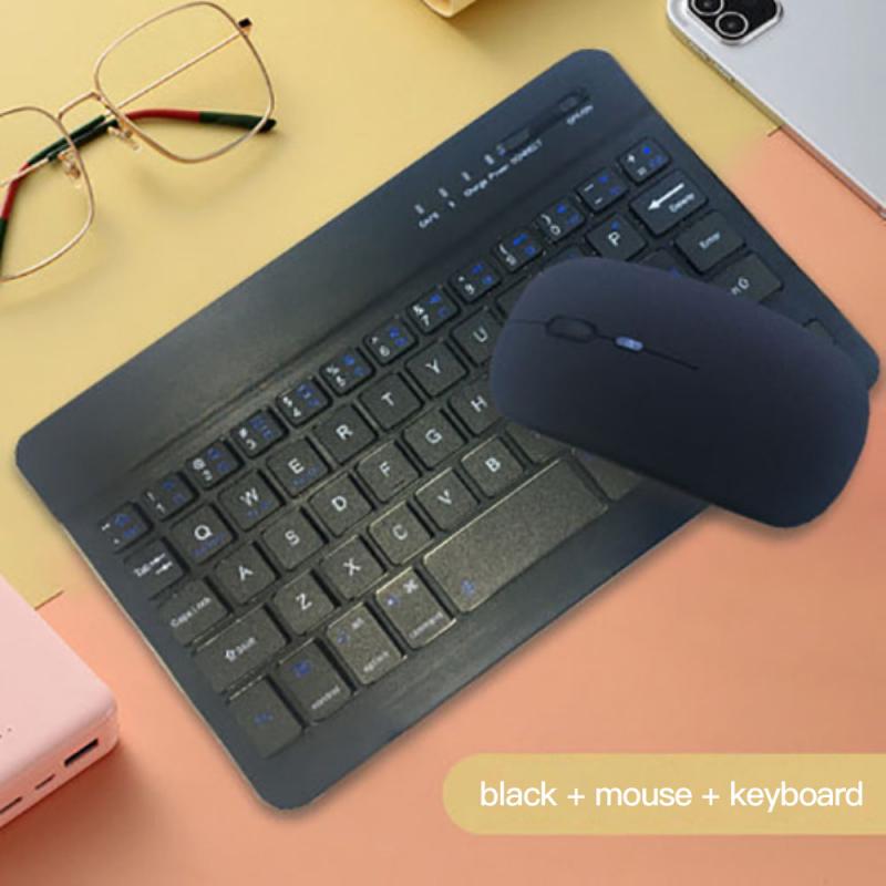 wireless keyboard and mouse bluetooth pink green cute android keyboard kit pc home office keyboard mouse combos mini teclado