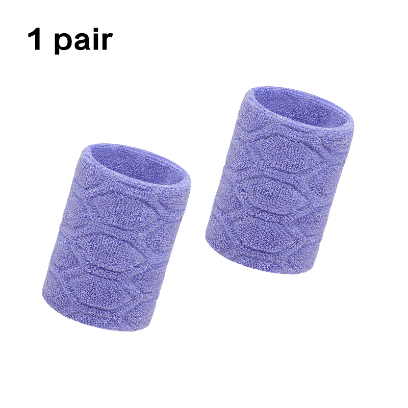 1 paio di braccialetti elastici in cotone supporto per polso da cestino avvolge gli uomini bambini palestra fitness Powerlifting tennis assorbimento del sudore: Cioccolato