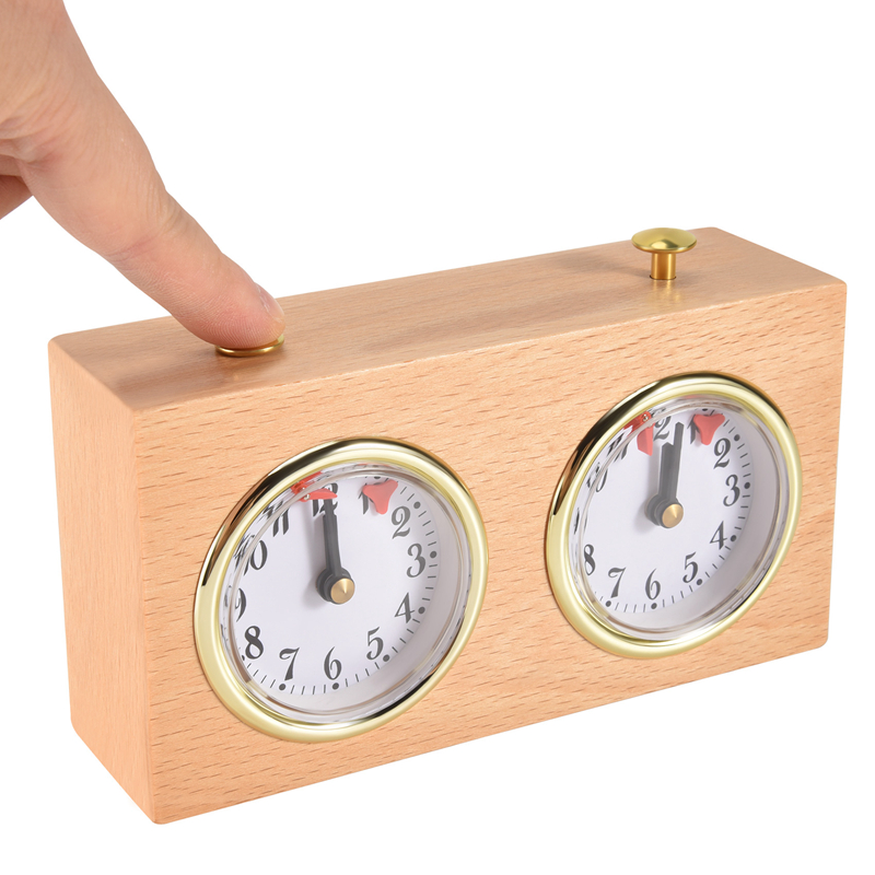 Schach-Timer, profession elle digitale internat ionale Schachuhr, hölzerner Schach-Timer, tragbarer Schach-Timer