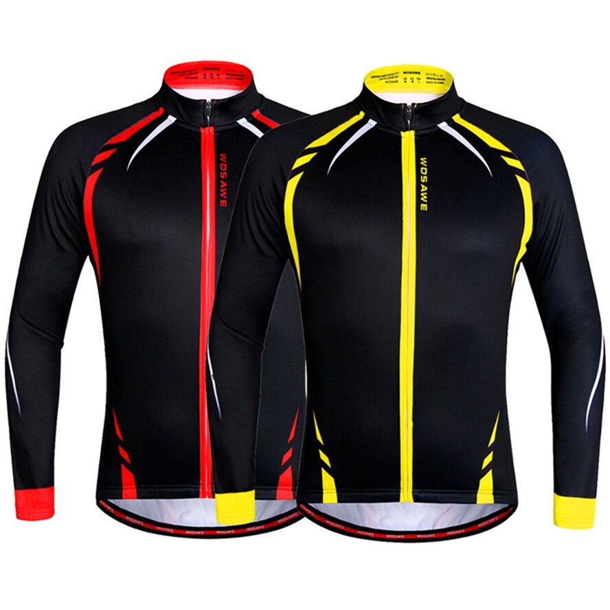 Termisk fleece varm cykeljakke reflekterende vej mtb cykel cykel vindtæt ridning fiskeri løb udendørs sportsfrakke