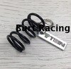 FLYJ Tein suspensión s-tech, llavero de muelle con abalorio para coche, accesorios para coche auténticos, llavero de metal de Zinc, llavero turbo: Black