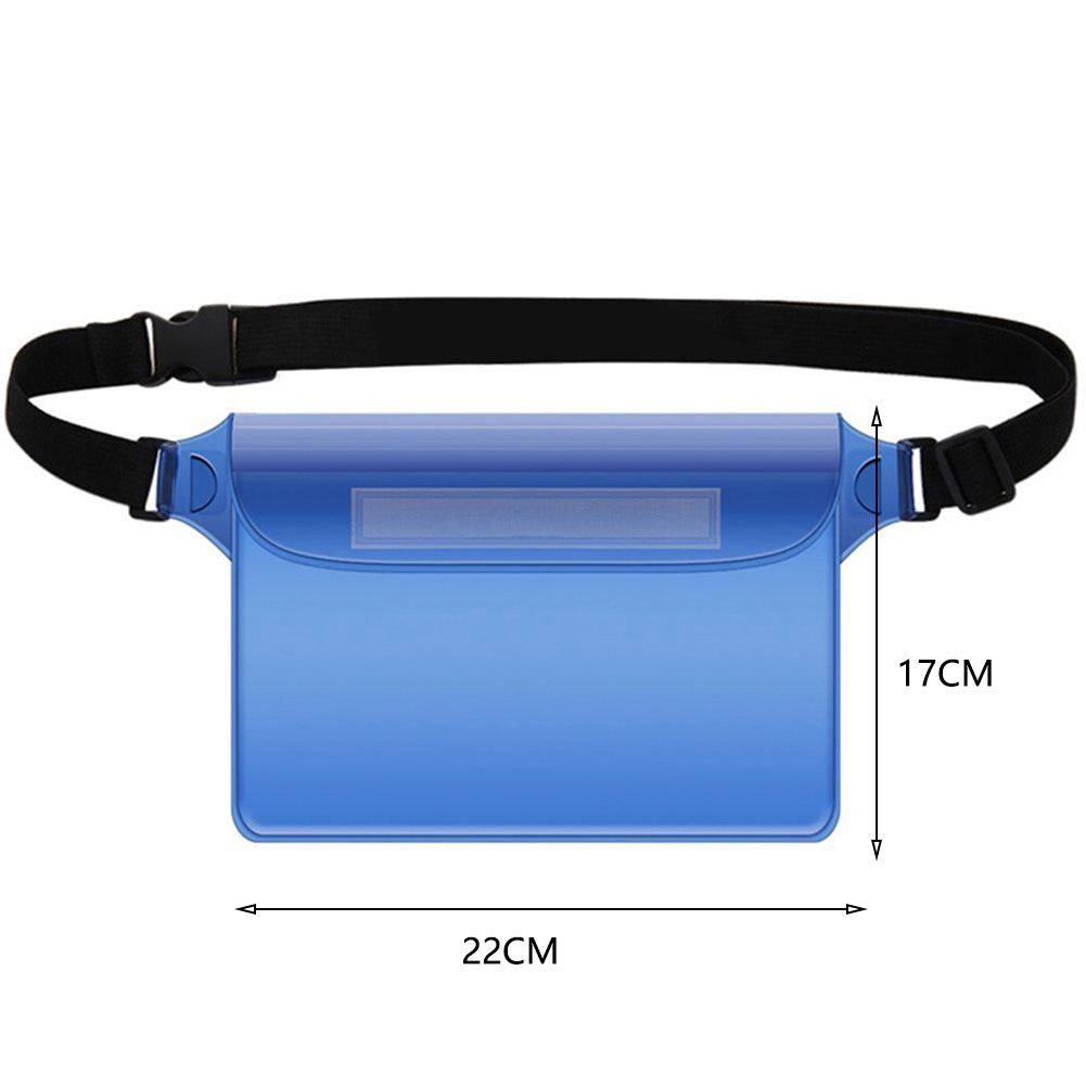 Swimming Waist Bag Waterproof Sealing Underwater Bag Large Capacity Underwater Mobile Phone Bag for Beach Boat Sports