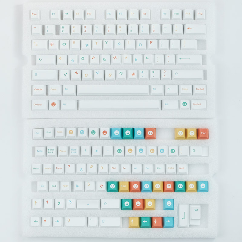 Cool Kids Keycaps PBT Keycap Cherry Profile Mechanical Keyboard Sublimation Key Cap: Cool Kids 162 keys