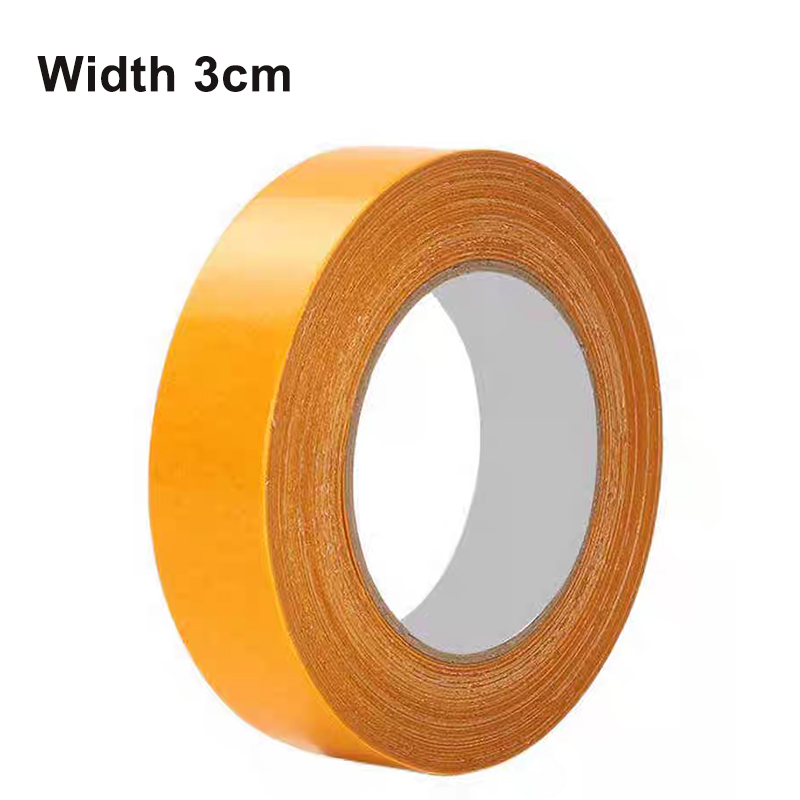 Super kleverige, dubbelzijdige plakband met hoge viscositeit - perfect voor tapijt-, leer-, muur- en vloerbevestiging!: Champagne / 1 meter