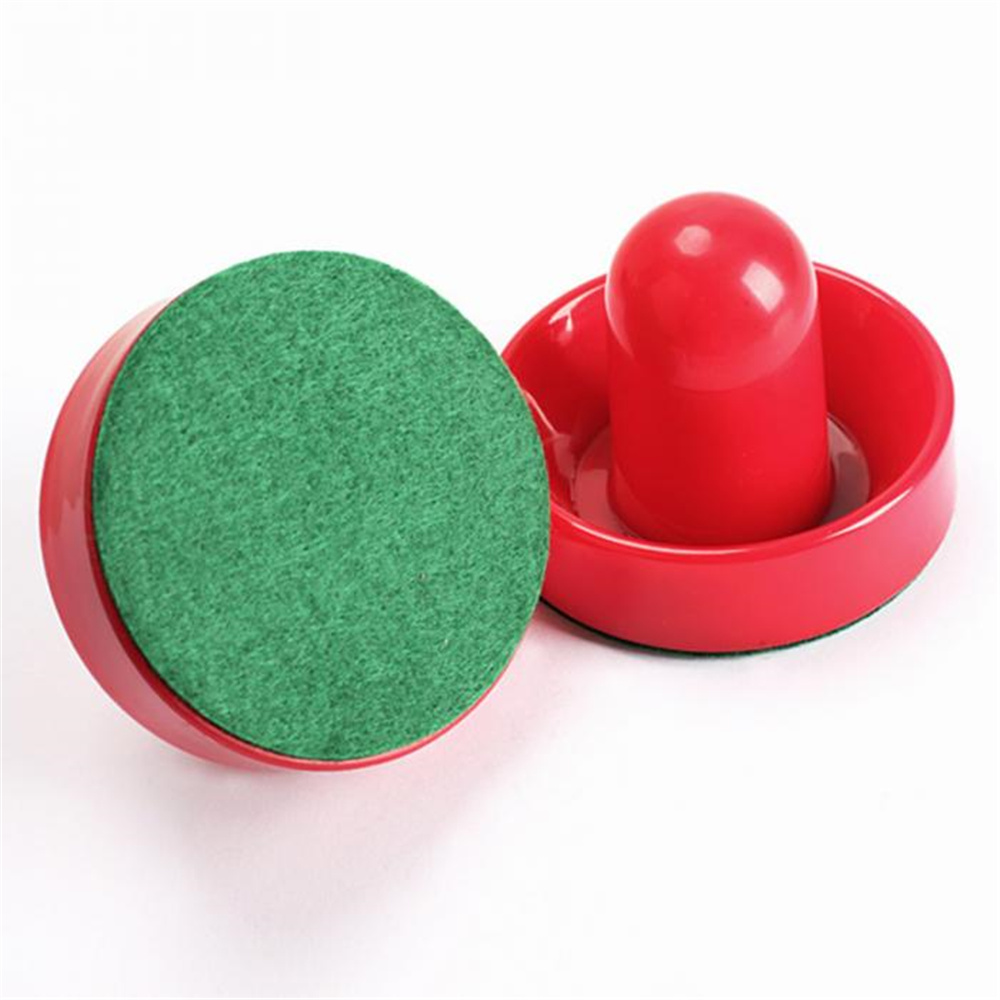 Accesorios de repuesto para Hockey Air Puck Mallet Goalies para mesas de juegos 2x empujadores, 2x fieltro, 4 x Pucks 76mm