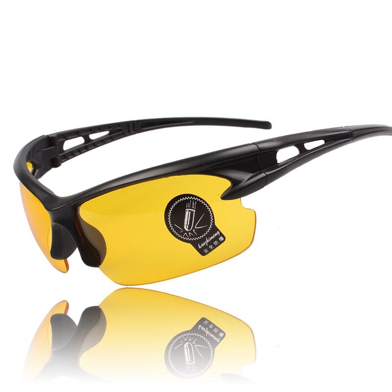 Nattesyn briller beskyttelsesudstyr solbriller nattesyn drivere beskyttelsesbriller kørsel briller indvendigt tilbehør antirefleks: Gul