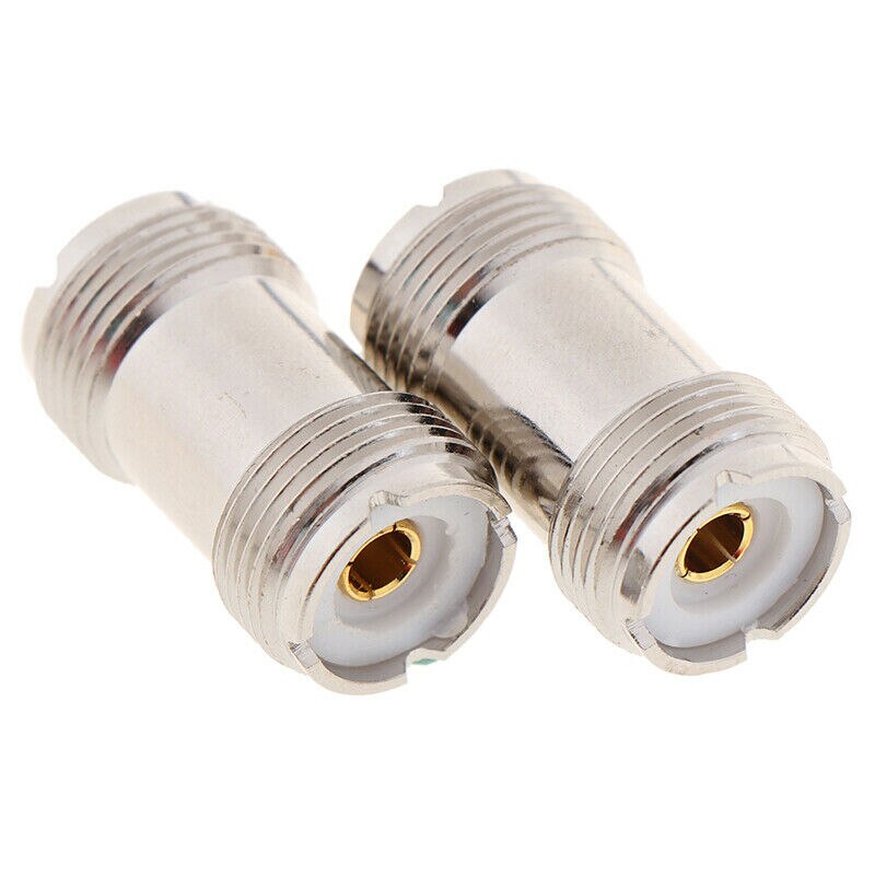 SO-239 PL259 UHF hembra a hembra RF coaxial Cable adaptador conector SO239 adaptador coaxial 1 pieza