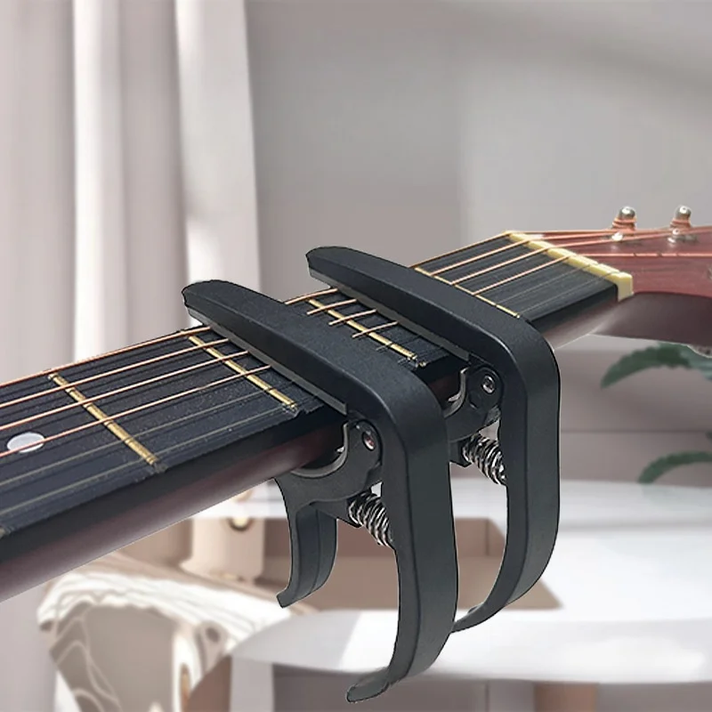 Guitar capo klemmer hurtigudløser tuning til 6- strenget akustisk elektrisk guitar ukulele bas musikinstrument tilbehør