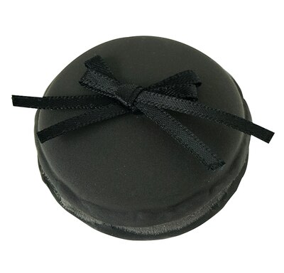 Simulation macaron kage sød pige hjerte dessert rekvisitter sløjfe macaron børneværelse bløde møbler romantisk bryllup decort yuyu: Sort