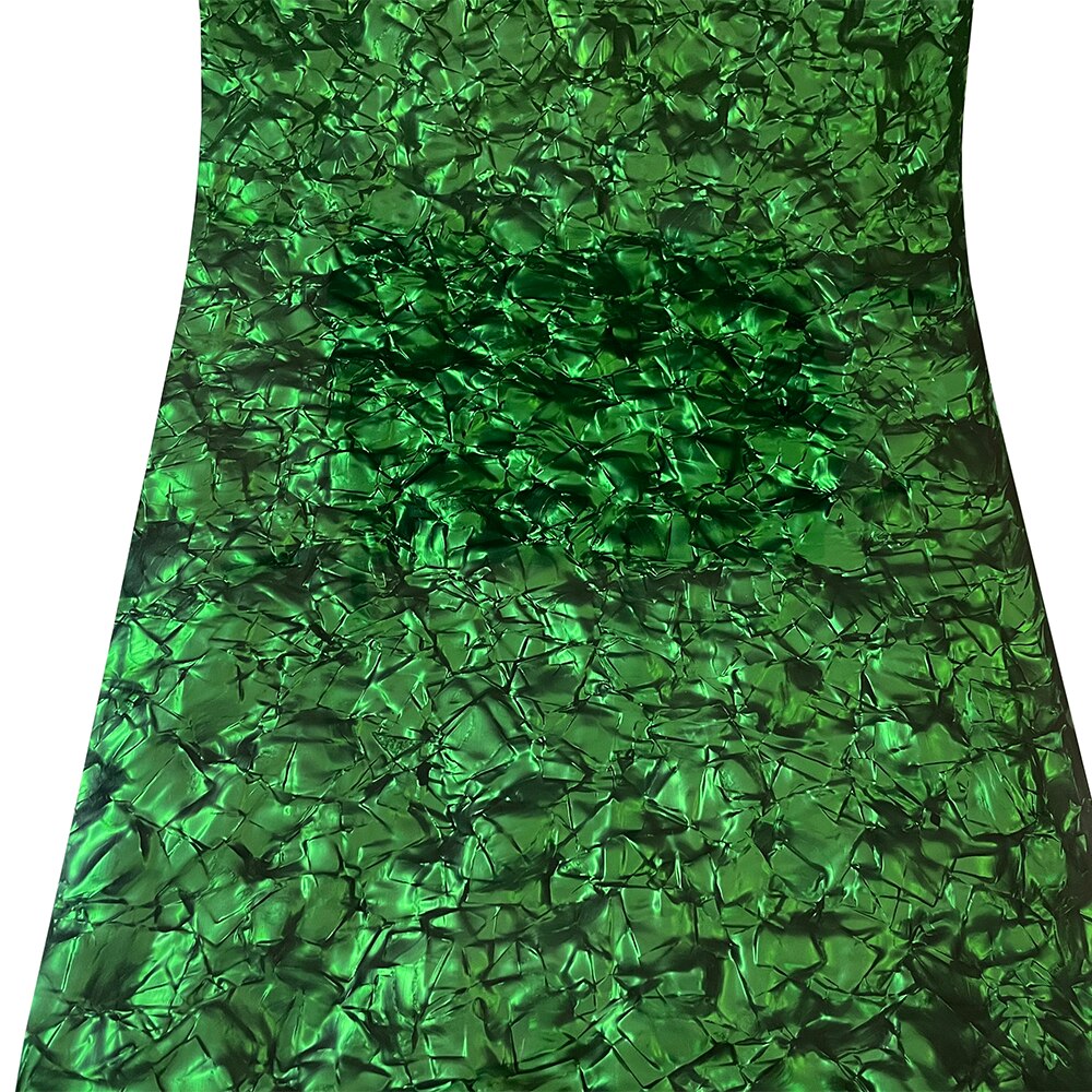 Diy Drum Wrap 0.50Mm Diamond Green Celluloid Sheet Muziekinstrument Deco Vel