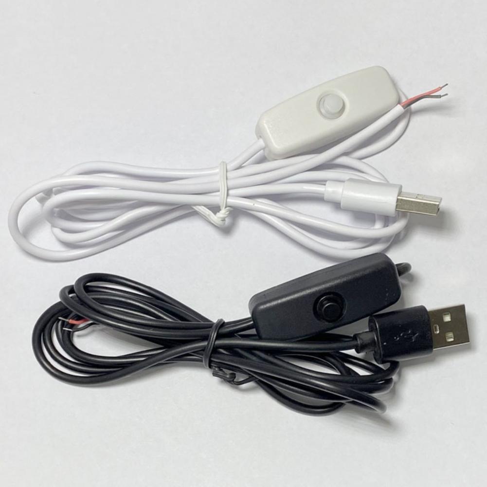 Switching Power Wire Lightweight Switching Power Cord Plug Play Fine Workmanship Excellent LED Lamp Button Power Cord
