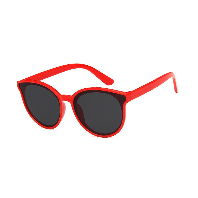 Piger / drenge solbriller børn vintage antirefleks  uv400 solbriller ovalt slik farve til børn udendørs briller oculos: C5
