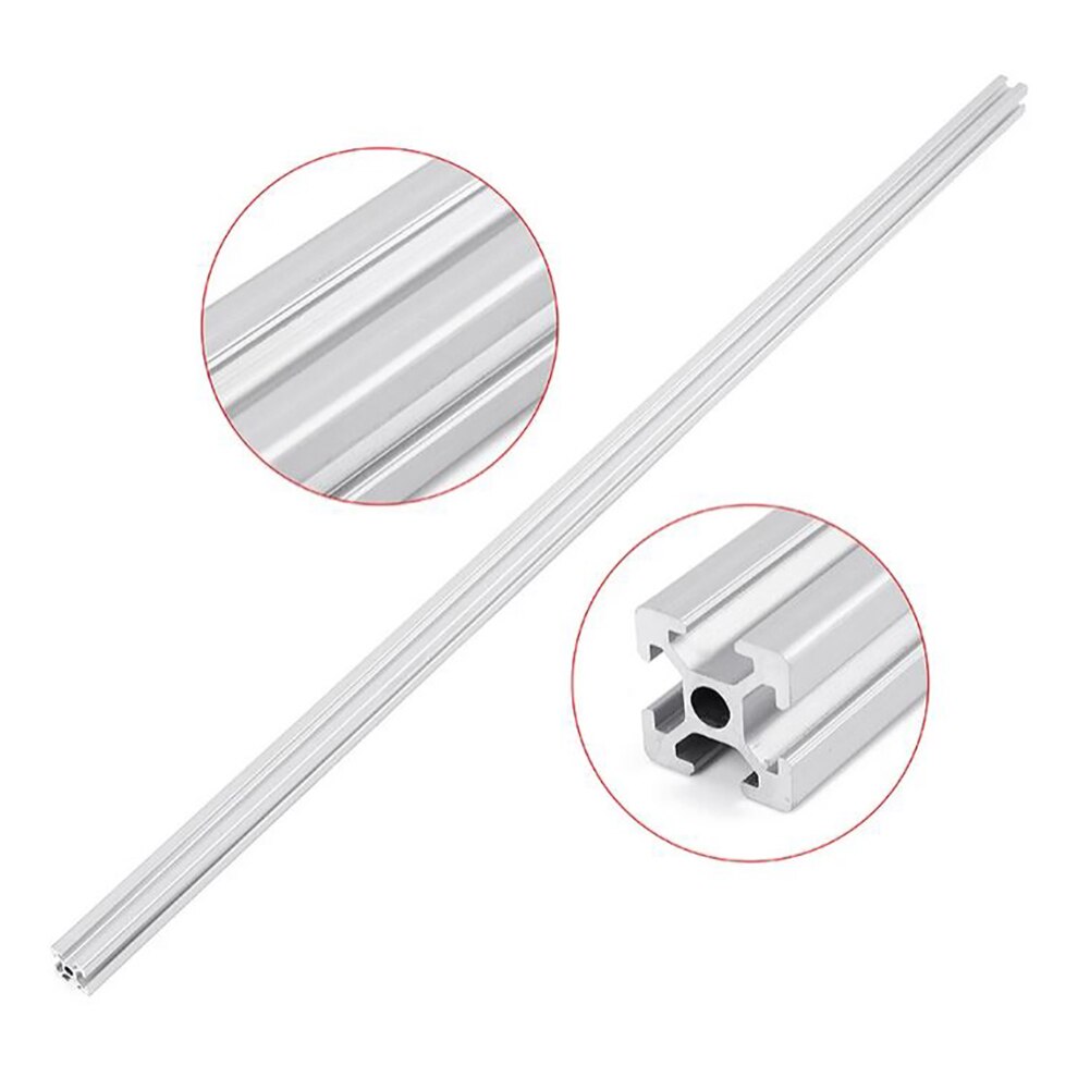 Aluminiumprofil t slits aluminium extruderad eloxerad 100-550mm cnc 3d skrivardelar