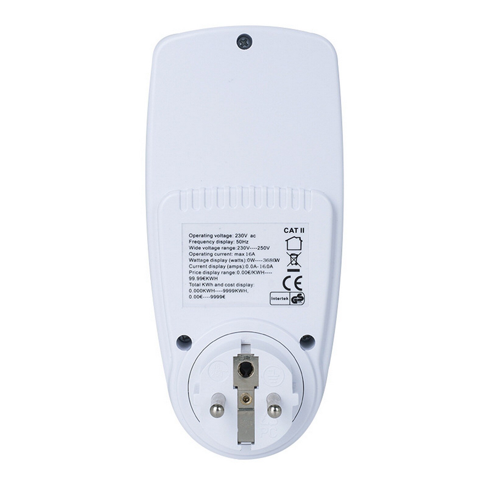 230V EU Digital Outlet Power Socket Meter Energy Monitor Wattmeter Analyser