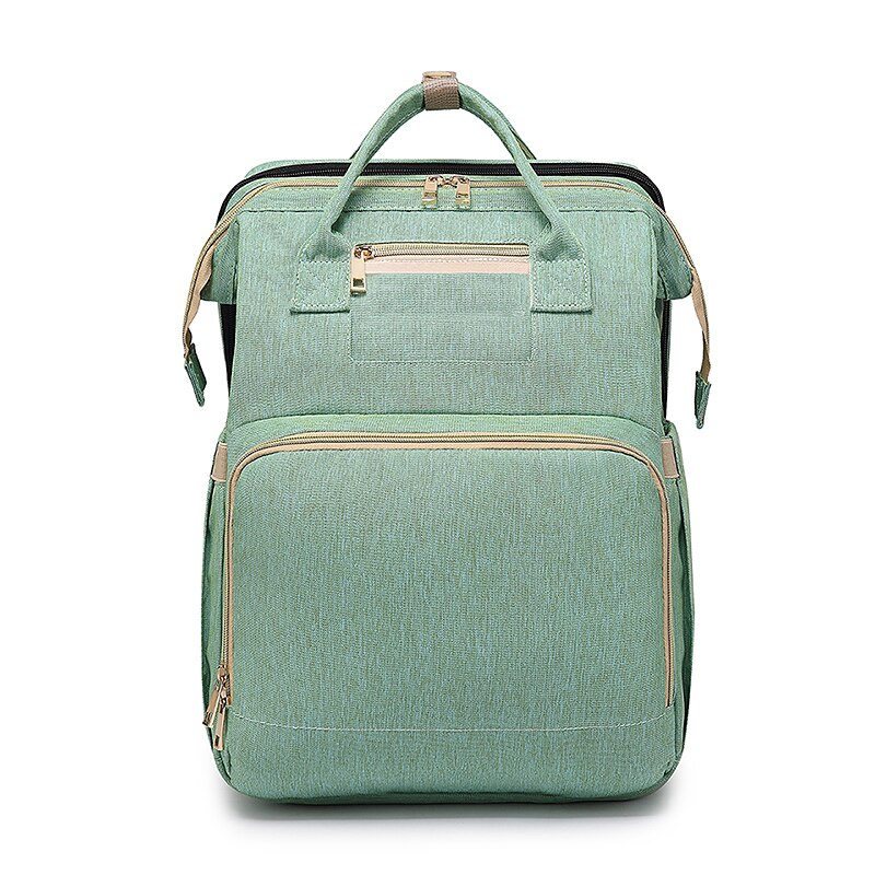 Bleie babyposer med seng mamma bag vanntett nylon barsel bleie mamma ryggsekk baby pleie stelleveske til babypleie: A6