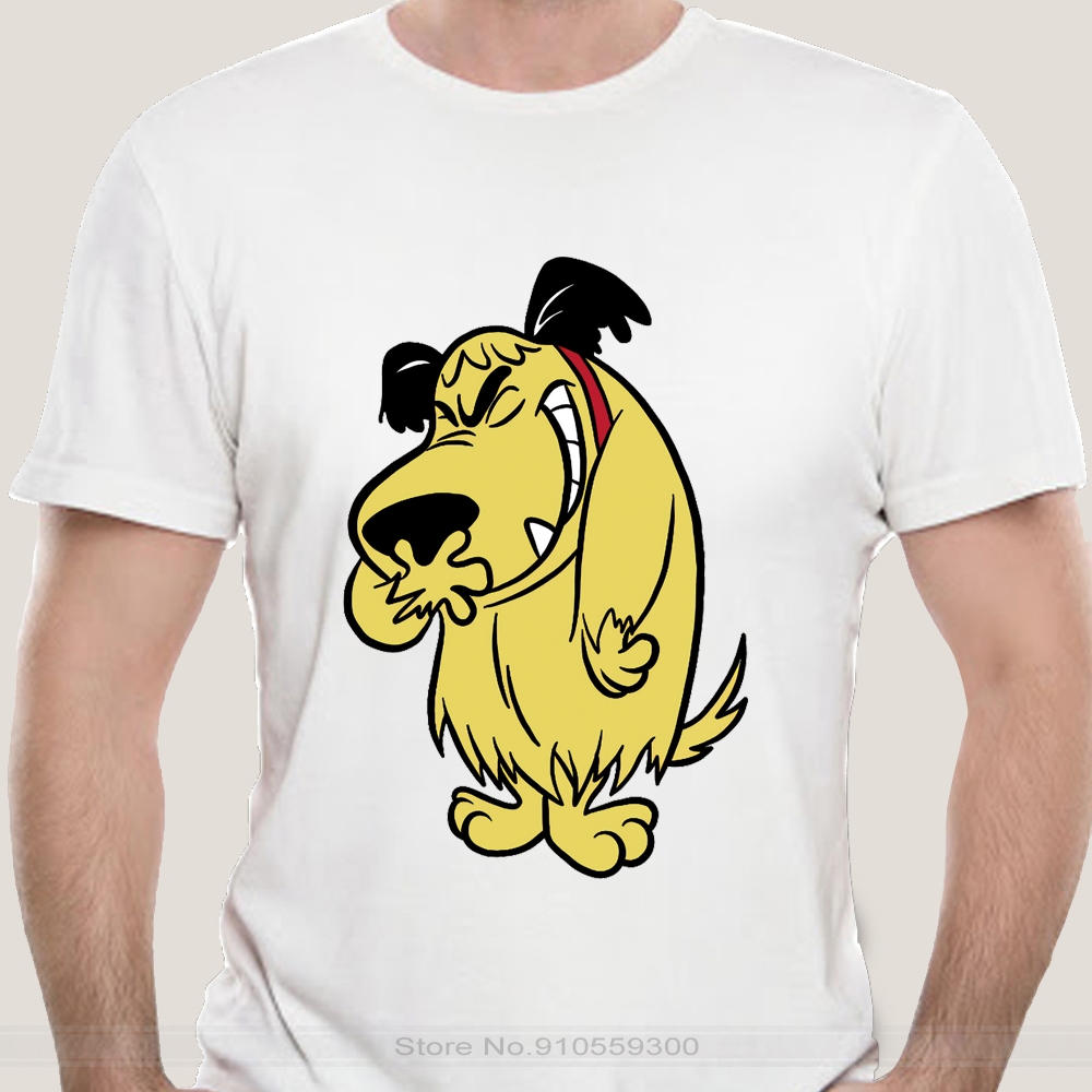 Muttley T-shirt Muttley Mutley Cartoon Lachende Lachen Hond Humor Hihi Heehee Haha T-shirt Mannen Katoen Teeshirt